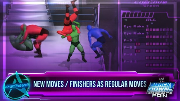 HCTP – New Moves (With Modified Damage) / Finishers As Regular Moves |&nbsp;a7med7assan5