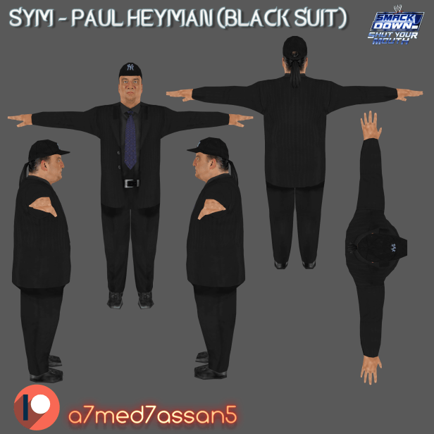 Paul Heyman (Black Suit) | SYM&nbsp;Mods