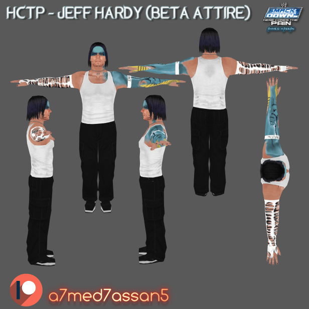 HCTP – Jeff Hardy (Beta Attire) | PS2 Mod – Free&nbsp;Download