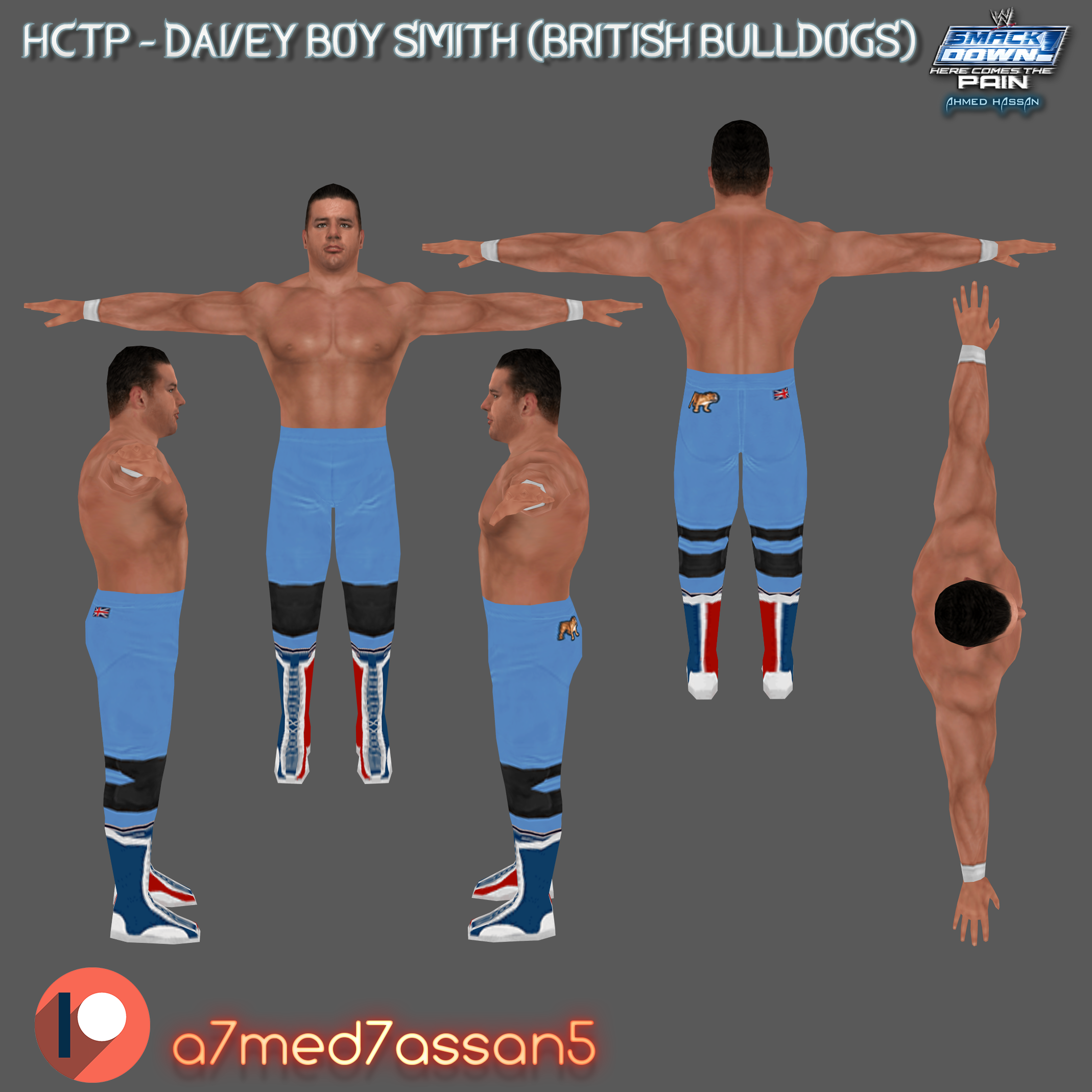 Smith Mod Bc Davey Boy Smith (British Bulldogs) | HCTP Mods – HCTP Ultimate Edition ...