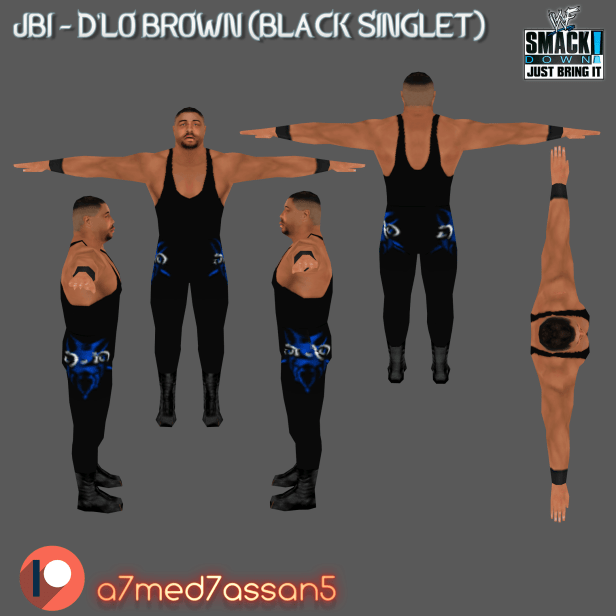 D’Lo Brown (Black Singlet) | JBI&nbsp;Mods