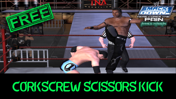 WWE SD! HCTP – Corkscrew Scissors Kick (R-Truth’s Finisher) | New Hacked Moves with&nbsp;Sounds