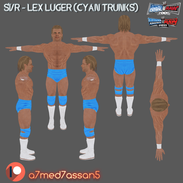 Lex Luger (Cyan Trunks) | SVR06:11&nbsp;Mods