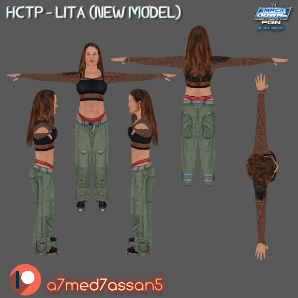 Lita (New Model) | HCTP Divas&nbsp;Mods