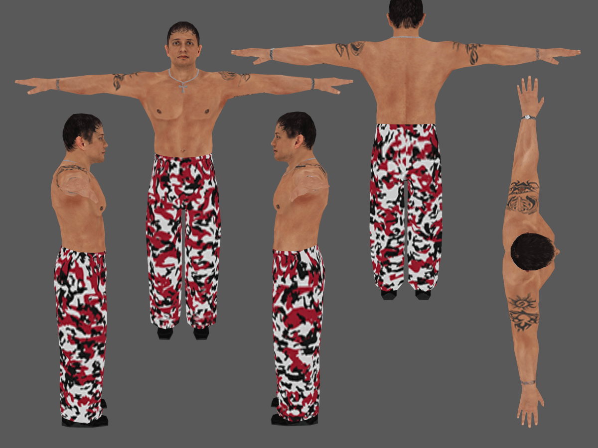 Rey Mysterio Jr. (Red Camo) | HCTP&nbsp;Mods