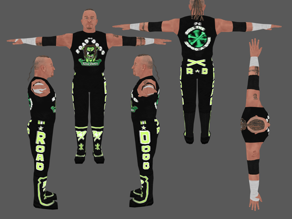 Road Dogg (Black & Green) | HCTP&nbsp;Mods