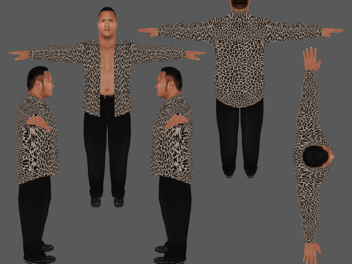 The Rock (Leopard Shirt) | HCTP&nbsp;Mods