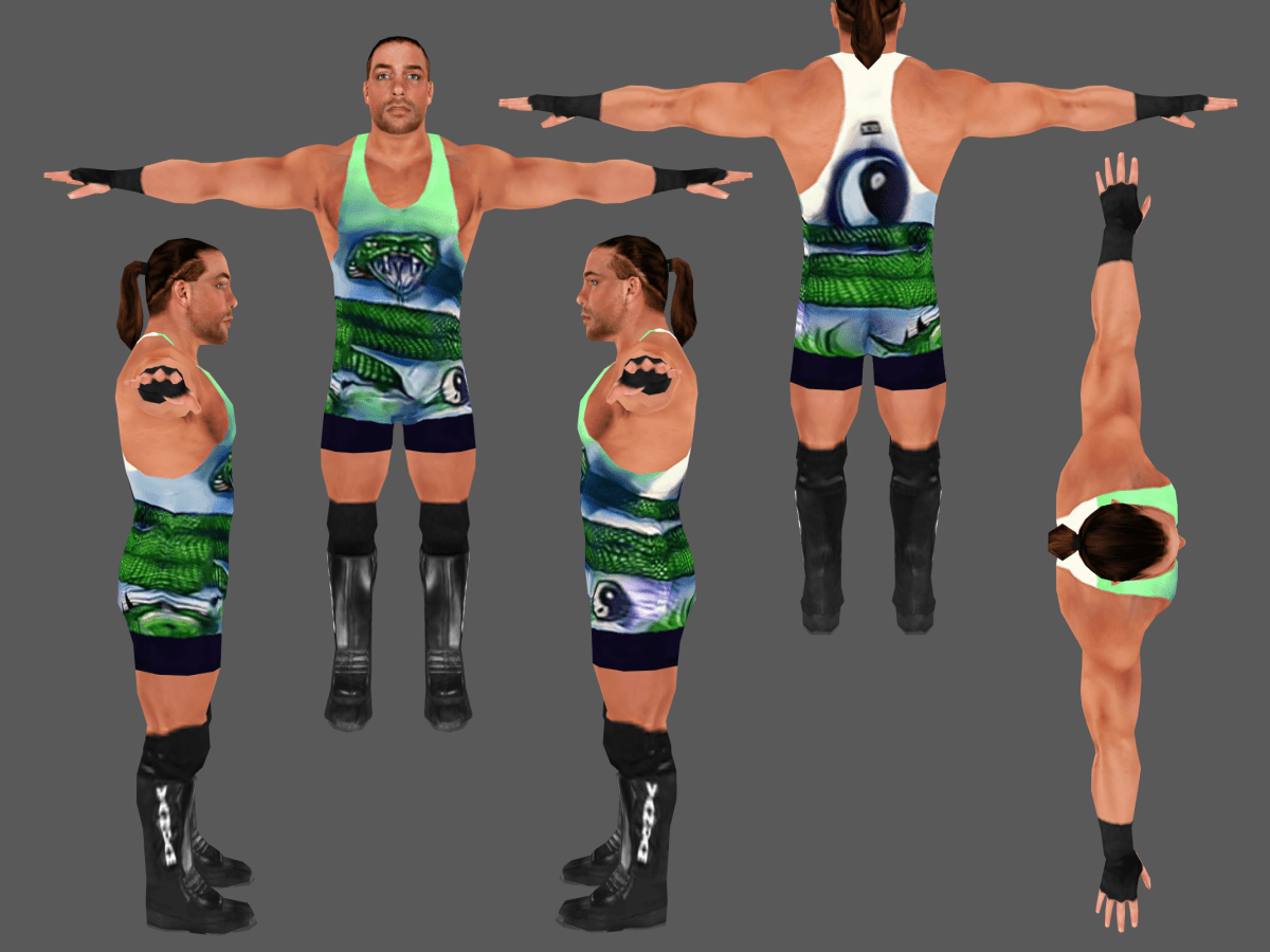 Rob Van Dam (Snake Singlet) | HCTP&nbsp;Mods