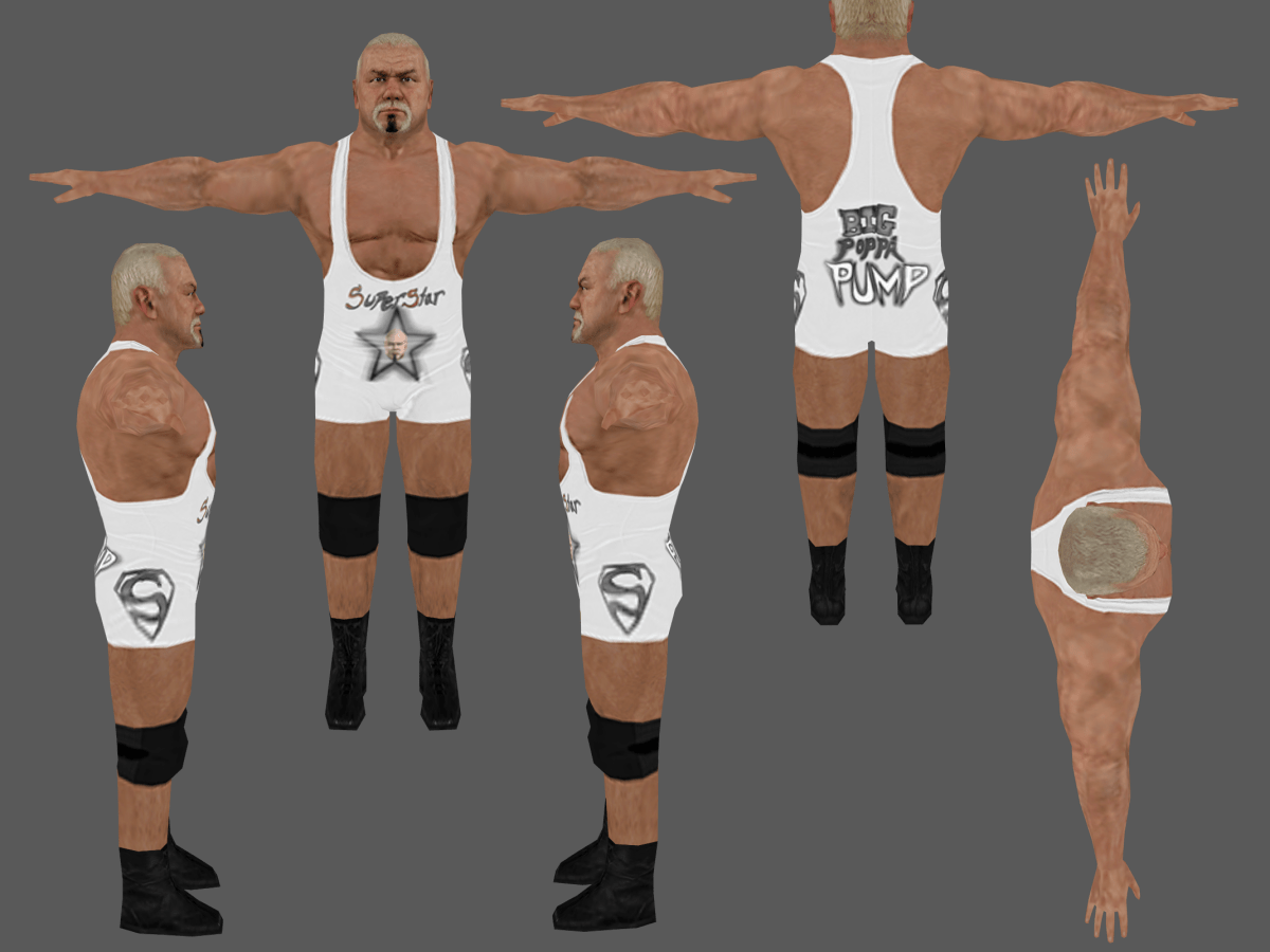 Scott Steiner (White Singlet) | HCTP&nbsp;Mods