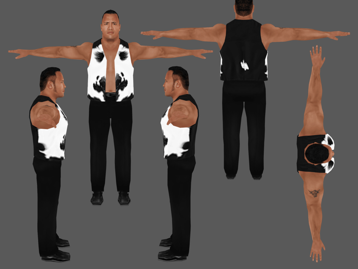 The Rock (Cow Vest) | HCTP&nbsp;Mods