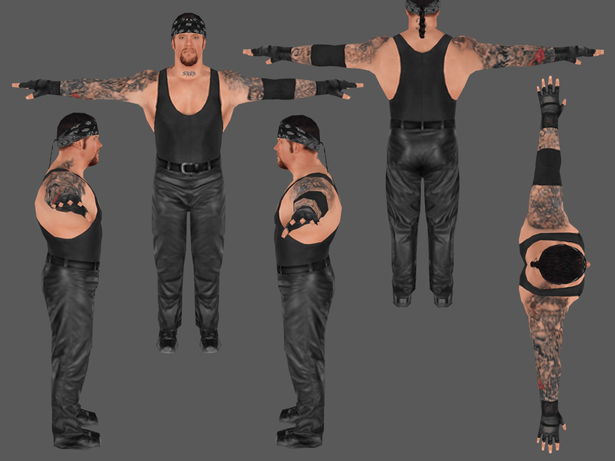 Undertaker (w/ Ponytail) | HCTP&nbsp;Mods