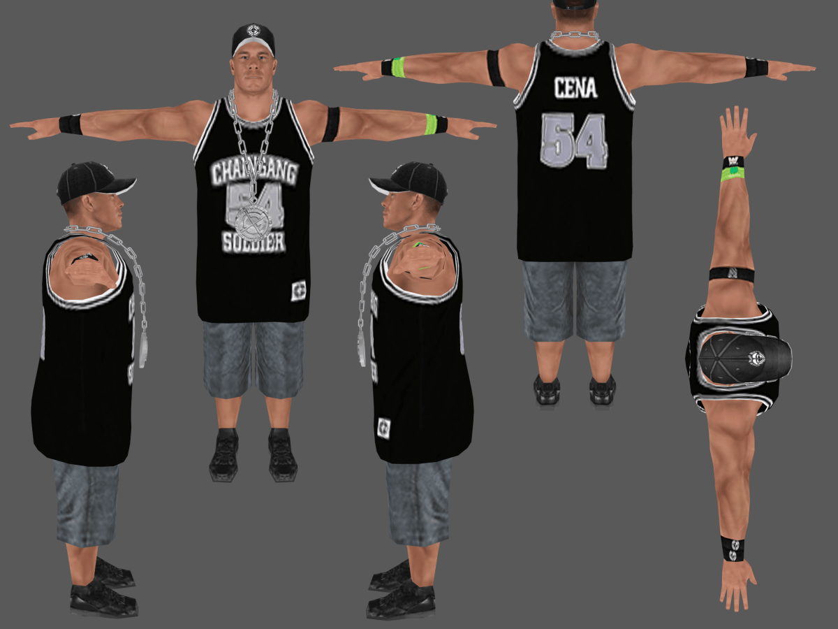 John Cena (WM 21 – Entrance Black Jersey) | HCTP&nbsp;Mods