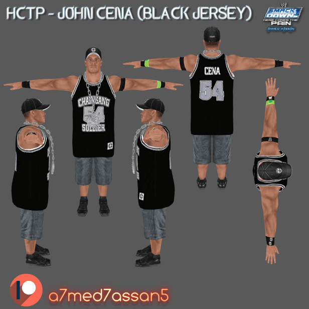 John Cena (WM 21 – Entrance Black Jersey) | HCTP&nbsp;Mods