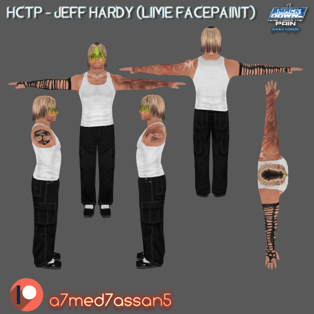 Jeff Hardy (Lime Facepaint) | HCTP&nbsp;Mods
