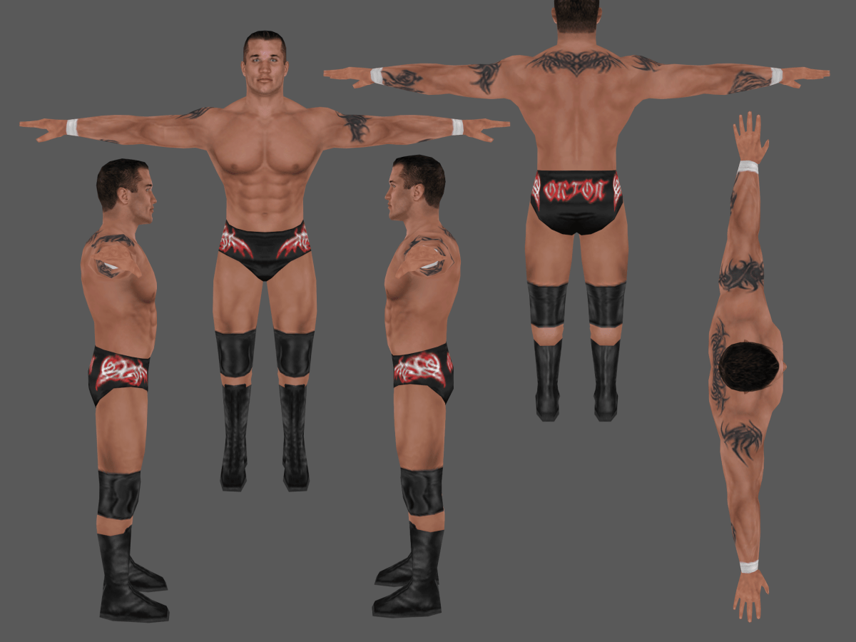 Randy Orton (Black & Red Trunks V3) | HCTP&nbsp;Mods