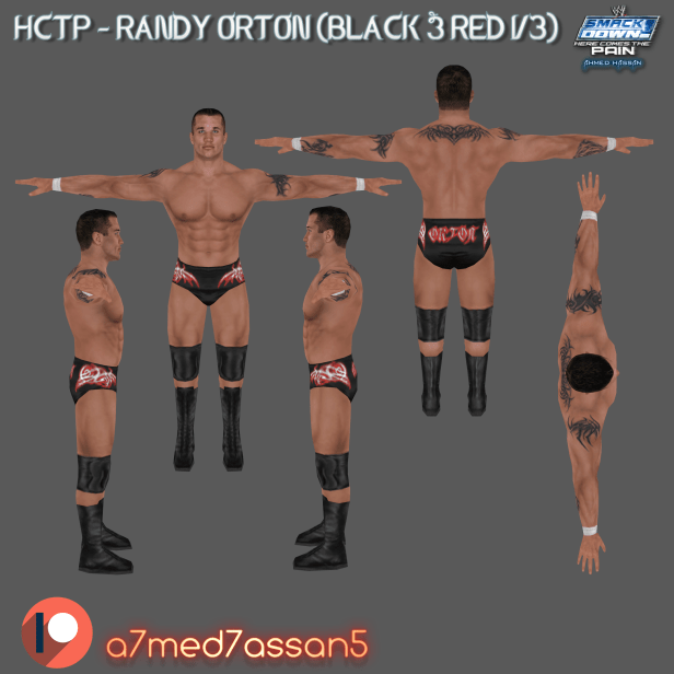 Randy Orton (Black & Red Trunks V3) | HCTP&nbsp;Mods