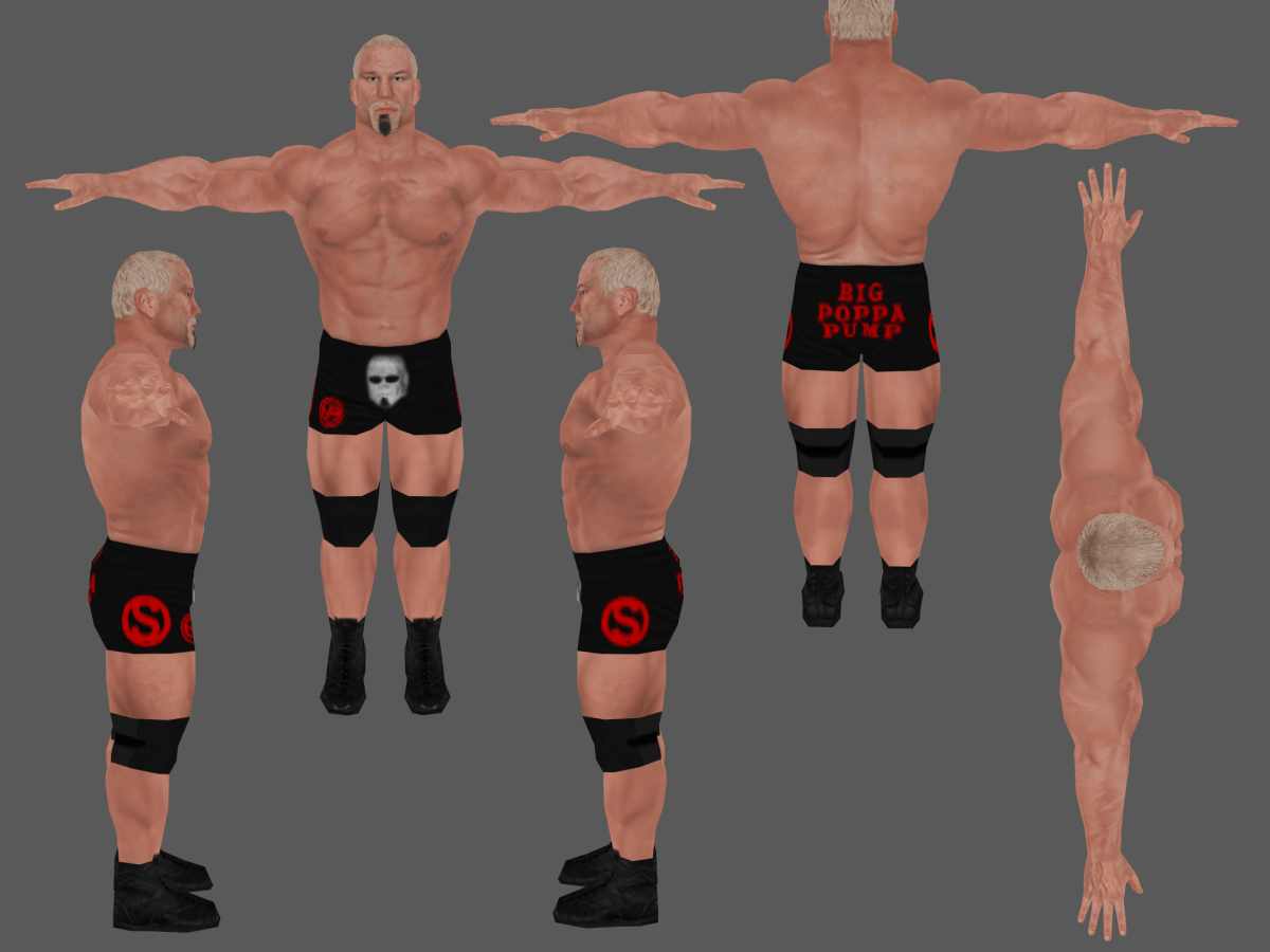 Scott Steiner (HCTP – Black Shorts) | HCTP&nbsp;Mods