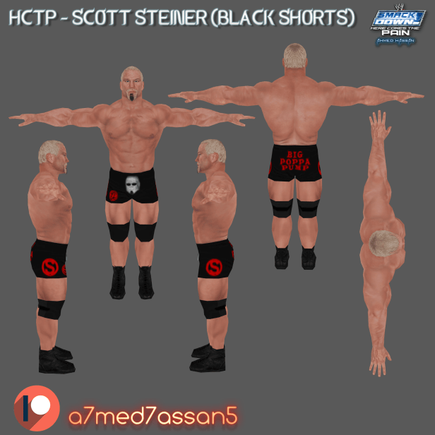 Scott Steiner (HCTP – Black Shorts) | HCTP&nbsp;Mods