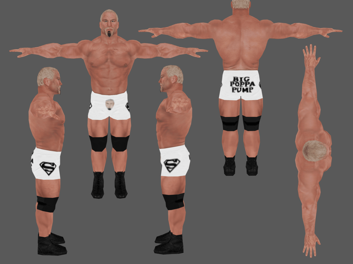 Scott Steiner (HCTP – White Shorts) | HCTP&nbsp;Mods
