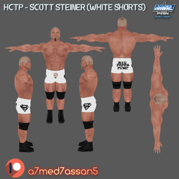 Scott Steiner (HCTP – White Shorts) | HCTP&nbsp;Mods