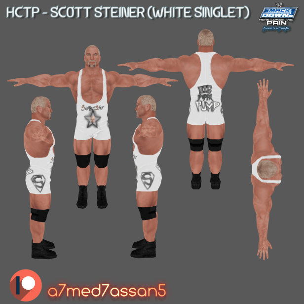 Scott Steiner (HCTP – White Singlet) | HCTP&nbsp;Mods
